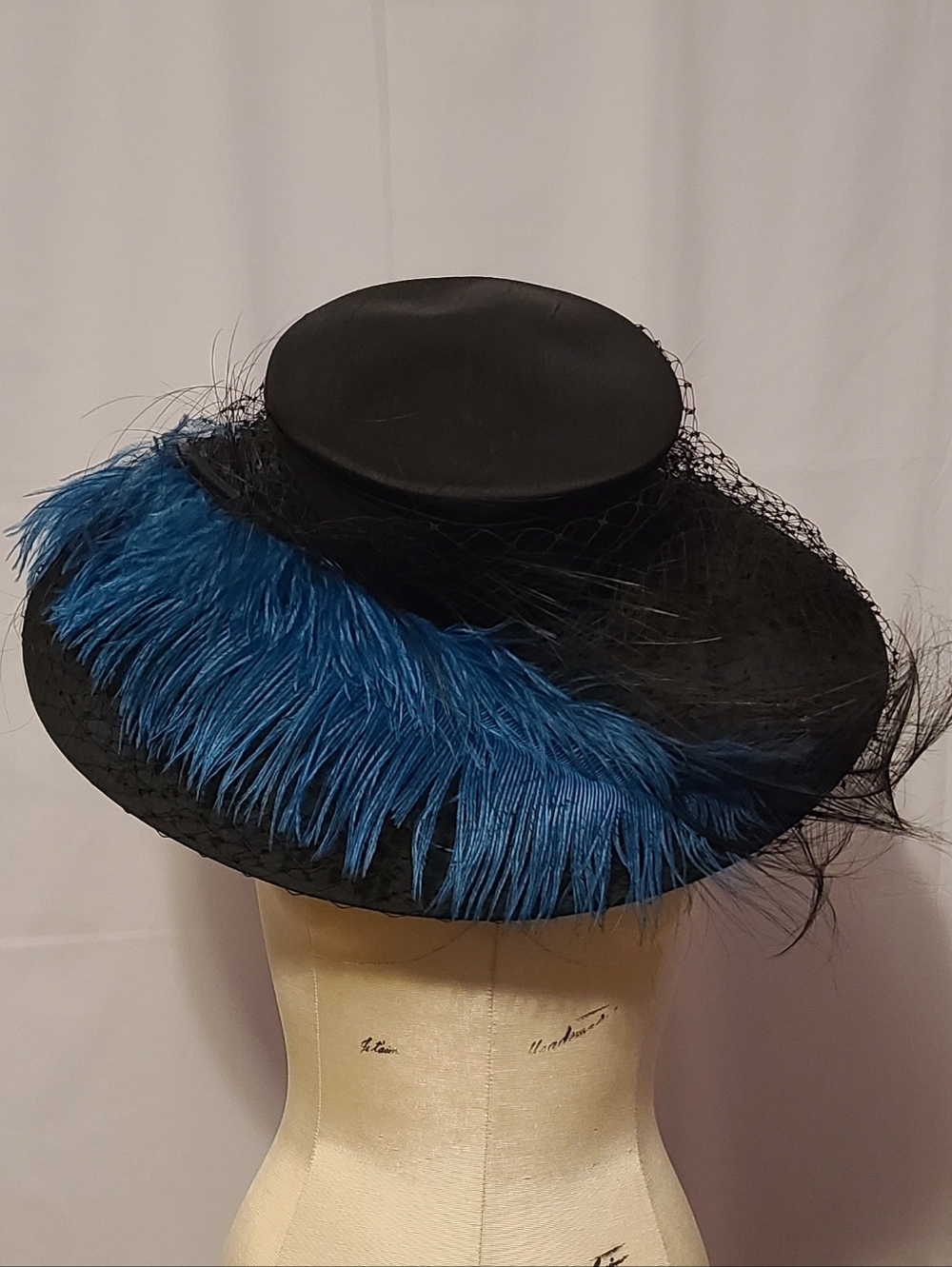 Hat Wide Brim Feather Herbert Johnson 54 St Jame's St London Sw Great Britain